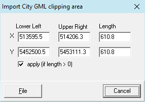 Formular City GML Import